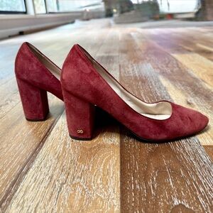 Cole Haan Tawny Port Suede 85mm Pumps Shoes / Size 7B